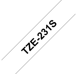 Brother TZE231S2 nastro per etichettatrice Nero su bianco TZe