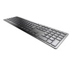CHERRY KW 9100 SLIM clavier Universel RF sans fil + Bluetooth QWERTY Portuguais Noir, Gris
