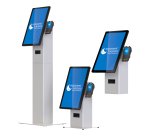 Ergonomic Solutions SpacePole Kiosk SPK402-32 accessoire de système de paiement en point de vente Ensemble de kiosques Blanc Métal 75 x 75 mm 100 x 100 mm