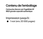 HP 982X - à rendement élevé - noir - original - PageWide - cartouche d'encre