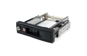 StarTech.com Rack Móvil Aluminio para Disco Duro HDD SATA de 3,5" Pulgadas sin Bandeja Bahía de 5,25"
