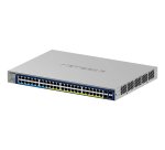 NETGEAR GS752TXUP Géré Gigabit Ethernet (10/100/1000) Connexion Ethernet, supportant l'alimentation via ce port (PoE) 1U Gris