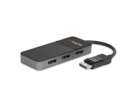 StarTech.com Répartiteur DisplayPort 1.4 à 3 ports, Adaptateur Multi-Moniteur DisplayPort vers 3x DP, Hub MST Triple pour Ordinateur 4K, Alimentation par Bus USB - Windows Uniquement