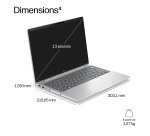 HP DX5X3AT laptop Intel Core 5 Ordinateur portable 33,8 cm (13.3") WUXGA 16 Go DDR5-SDRAM 512 Go SSD Wi-Fi 6E (802.11ax) Windows 11 Pro AI PC Argent