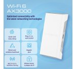 Keenetic Buddy 6 SE (KN-4410) Amplificateur de la portée du Wi-Fi 6 maillé AX3000 avec port Gigabit Ethernet