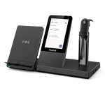 Yealink WH67 Teams Auricolare Wireless A clip, A Padiglione, Passanuca Ufficio Bluetooth Base di ricarica Nero