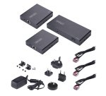 StarTech.com Rallonge et Répartiteur HDMI 2 Ports sur CAT6, 4K 60 Hz, Jusqu'à 70 m, Kit de Distribution HDMI 1x2 sur Ethernet avec IR et Alimentation par Câble