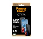 PanzerGlass ® 2-Way Privacy Screen Protector iPhone 17 Pro | Ultra-Wide Fit w. EasyAligner Protector de pantalla Apple 1 pieza(s)