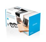 AISENS Soporte Universal De Sobremesa Para Altavoces, Negro