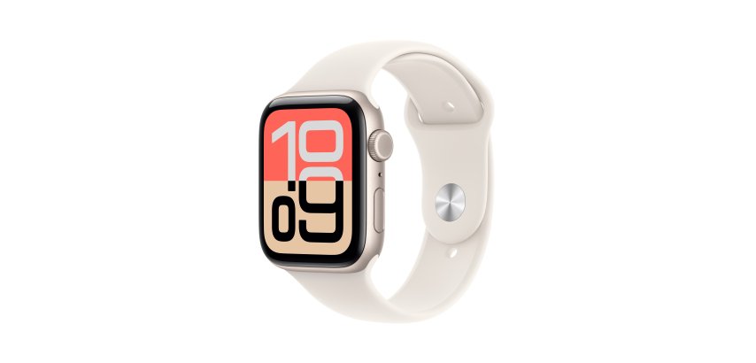 Apple Watch SE (3nd generation) OLED 44 mm Numérique 368 x 448 pixels Écran tactile 5G Beige Wifi GPS (satellite)