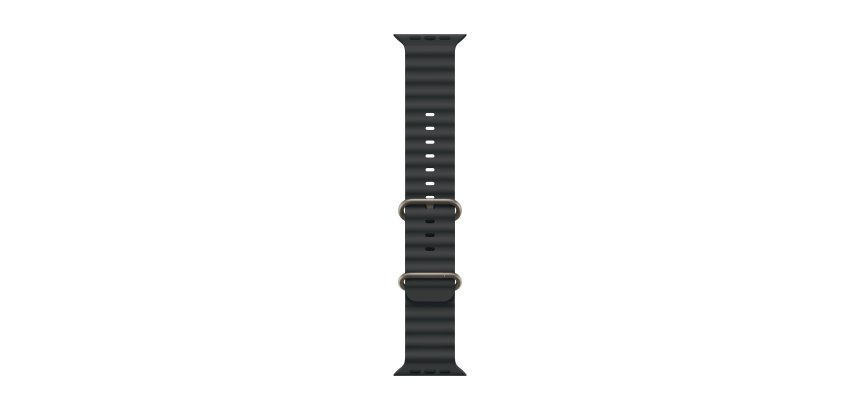 Apple MXTL3ZM/A accessoire intelligent à porter sur soi Bande Noir Fluoroélastomère, Titane