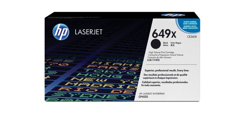 HP 649X - High Yield - black - original - LaserJet - toner cartridge (CE260X)