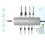 i-tec Metal USB-C Nano 2x Display Docking Station with PD 100 W + Charger 100W