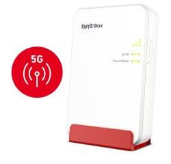 Box FRITZ! 6860 5G Edition International wireless router Gigabit Ethernet Dual-band (2.4 GHz / 5 GHz)