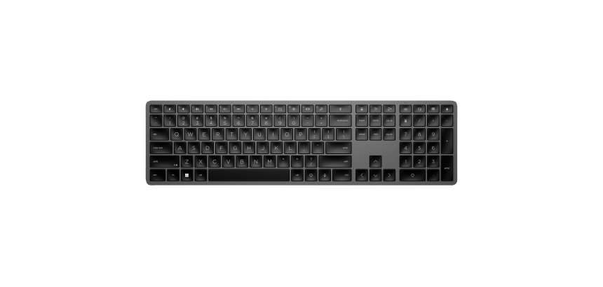 HP KBD 975 DUAL-MODE WL FR clavier RF sans fil + Bluetooth Noir