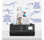 Epson ES-C380W compacte A4-documentscanner met Wi-Fi-connectiviteit en U-traject
