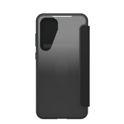 OtterBox React Series Folio pour Galaxy S25+, Black Crystal (Clear/Black)