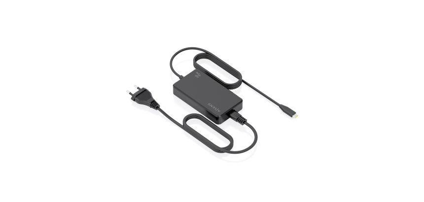 AISENS Cargador De Sobremesa GaN 45W PD3.0 1xUSB-C 1.8m, Negro