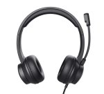 Trust HS-150 Casque Avec fil Arceau Bureau/Centre d'appels Noir