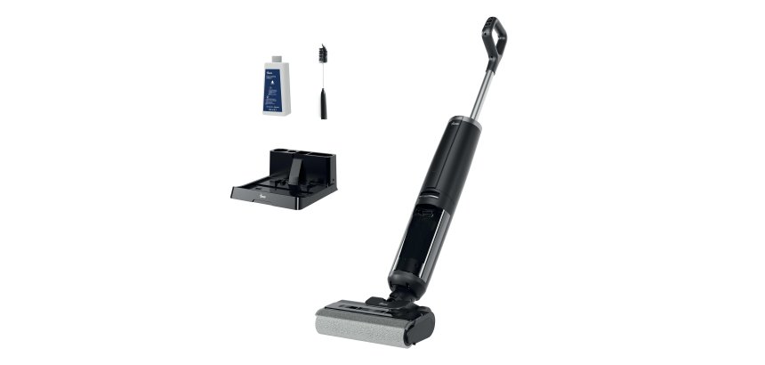 Hoover HW300 011 Aspirapolvere a bastone 2 in 1 Batteria Secco e bagnato HEPA Senza sacchetto 0,5 L 220 W Nero, Argento