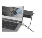 Kensington Câble de sécurité N17 2.0 à deux verrous à clé pour encoches Wedge