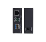 StarTech.com Convertisseur de Média Gigabit Ethernet Cuivre vers Fibre Optique, SM LC, 40 km, 10/100/1000 Mbps, RJ45 vers LC, Entièrement Métallique, Trames Jumbo 9K, Conforme TAA