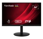 Viewsonic VG Series VG2409-MHDU-2 écran plat de PC 60,5 cm (23.8") 1920 x 1080 pixels Full HD LED Noir