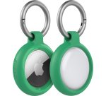 Funda protectora con llavero para localizador o rastreador OtterBox 77-94248 Sleek Case Series para Apple AirTag, verde