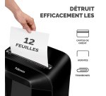 Fellowes LX85 destructeur de papier 75 dB 22,4 cm Noir