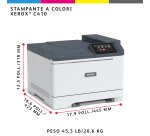 Xerox C410 A4 40 ppm Stampante fronte/retro PS3 PCL5e/6 2 vassoi 251 fogli