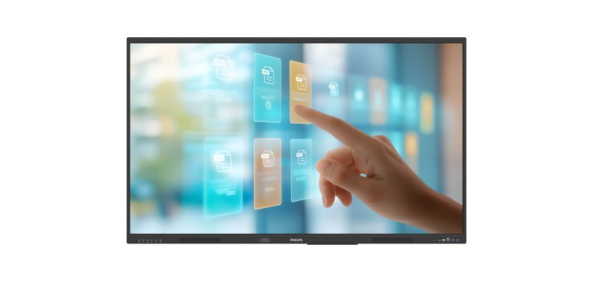 Philips 65BDL4252E Écran plat interactif 165,1 cm (65") LCD Wifi 400 cd/m² 4K Ultra HD Noir Écran tactile Intégré dans le processeur Android 14 18/7