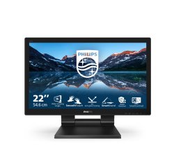 Philips B Line 222B9TA/00 computer monitor 54,6 cm (21.5") 1920 x 1080 Pixels Full HD LCD Touchscreen Tafelblad Zwart