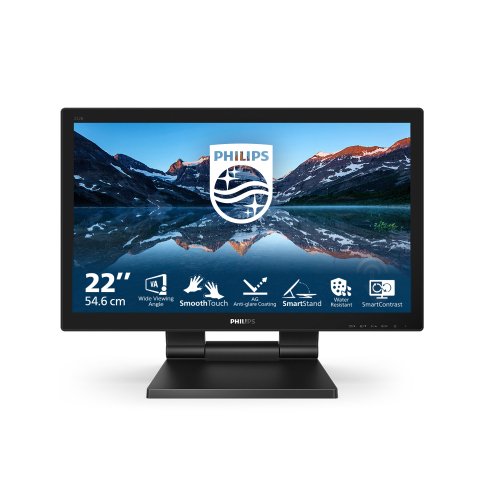 Philips B Line 222B9TA/00 pantalla para PC 54,6 cm (21.5") 1920 x 1080 Pixeles Full HD LCD Pantalla táctil Mesa Negro