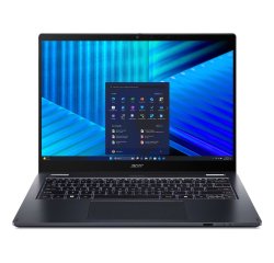 Acer TravelMate TMP414RN-55-TCO-71X7 Intel Core Ultra 7 255U Hybrid (2-in-1) 35.6 cm (14") Touchscreen WUXGA 16 GB DDR5-SDRAM 1 TB SSD Wi-Fi 7 (802.11be) Windows 11 Pro Blue