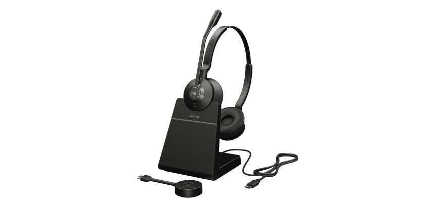 Jabra Engage 55 SE Casque Sans fil Arceau Bureau/Centre d'appels Noir