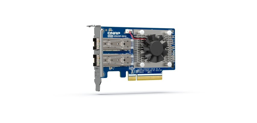 QNAP QXG-25G2SF-E810 scheda di rete e adattatore Interno Fibra 25000 Mbit/s