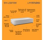 Epson Lifestudio Grand EH-LS970W - Bianco diamante