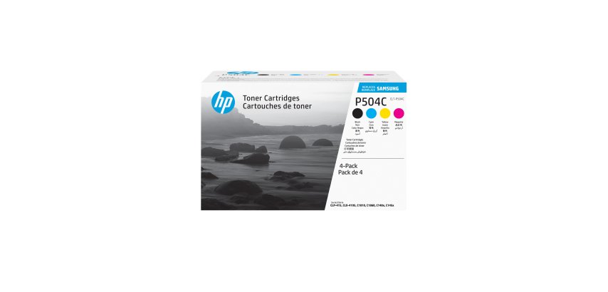 Samsung Confezione da 4 cartucce toner originali HP CLT-P504C (ciano/magenta/giallo/nero)