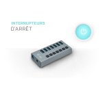 i-tec USB 3.0 Charging HUB 7port + Power Adapter 36 W