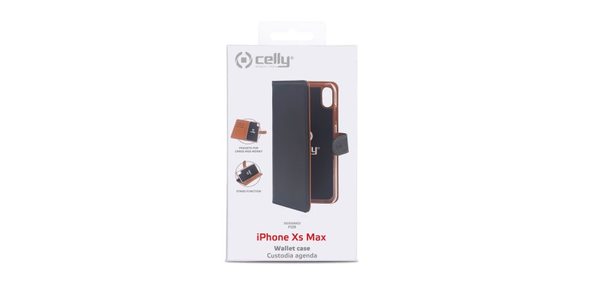 Celly WALLY999 mobile phone case 16.5 cm (6.5") Wallet case Black