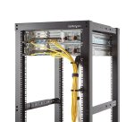 StarTech.com Crochet à Anneau en D pour la Gestion des Câbles dans les Baies de Serveurs 1U Verticales (5,7 x 10cm); Organiseur de Câbles pour Montage en Rack Réseau; Gestionnaire de Câbles pour Armoires de 19" et 10"