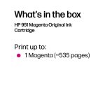HP 951 Magenta Original Ink Cartridge