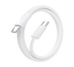 AISENS Cable USB 2.0 3A 60W Apple, tipo USB-C/M-USB-C/M, Blanco, 1.0m