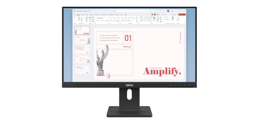 Lenovo ThinkVision E24-40 écran plat de PC 60,5 cm (23.8") 1920 x 1080 pixels Full HD LED Noir