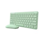 Trust Lyra tastiera Mouse incluso Universale RF senza fili + Bluetooth QWERTY Italiano Verde
