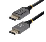 StarTech.com Câble DisplayPort 2.1 de 2m, Câble DisplayPort DP80 Certifié VESA, 10K/8K 60Hz Non Compressé, 16K 60Hz/8K 240Hz avec DSC 1.2a, Câble d'Écran DP 2.1