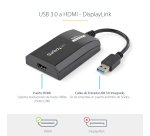 StarTech.com Adaptador USB 3.0 HDMI - Certificado con DisplayLink - 1920x1200