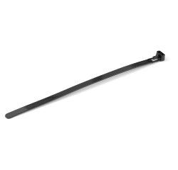 StarTech.com Bridas reutilizables de 20cm para cables - 7 mm de ancho, 50 mm de diámetro, soportan 22 kg de tensión, de nylon, para interior/ext., 94V-2/UL, paquete de 100 - negras