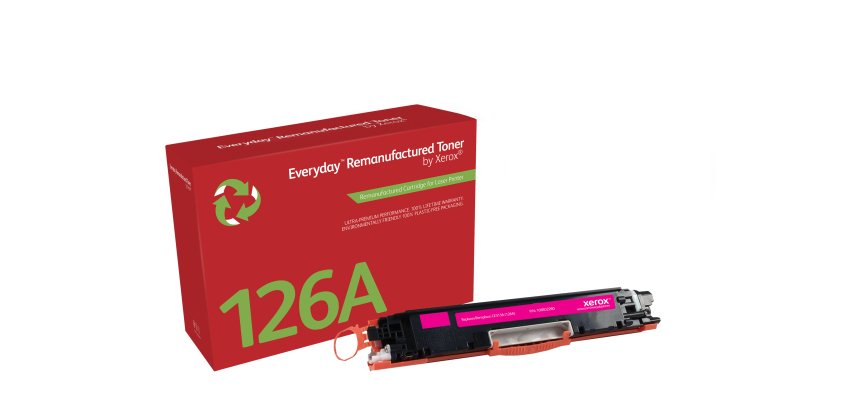 Everyday™ Magenta Remanufactured Toner by Xerox compatible with HP 126A (CE313A), Standard capacity