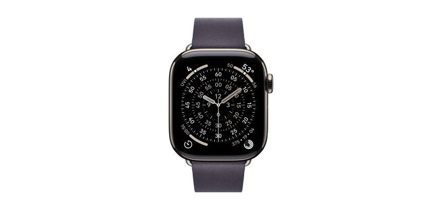 Apple MGG74ZM/A accessoire intelligent à porter sur soi Bande Violet Polyester